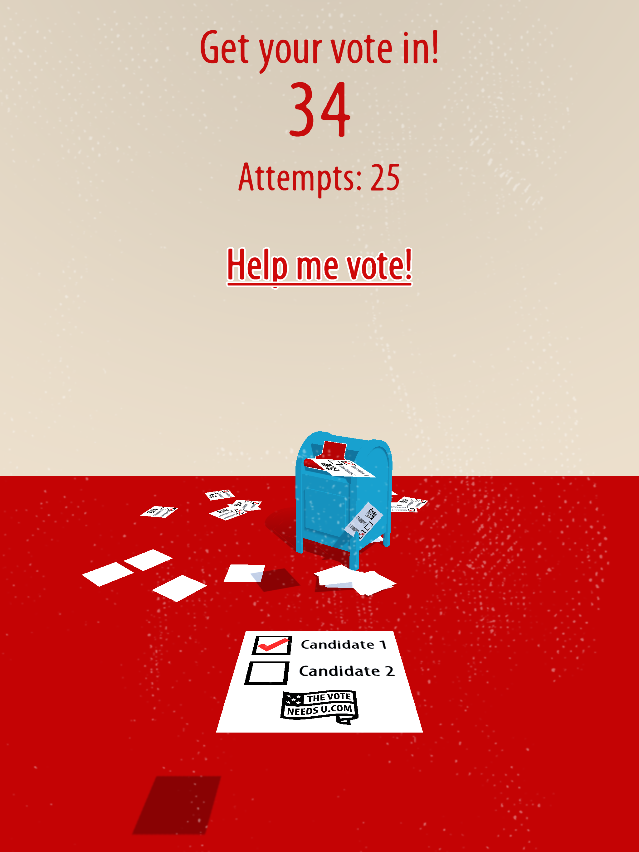 The Vote Needs U image